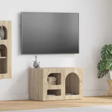 vidaXL TV szekrény Sonoma tölgy 60 x 35 x 40 cm Faanyag