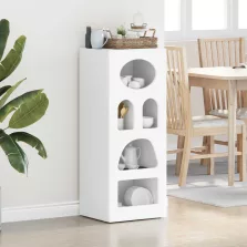 vidaXL Széf Fehér 40 x 35 x 100,5 cm Faanyag