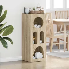 vidaXL Széf Sonoma tölgy 40 x 35 x 100,5 cm Faanyag