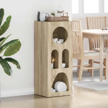 vidaXL Széf Sonoma tölgy 40 x 35 x 100,5 cm Faanyag