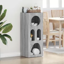 vidaXL Széf Szürke Sonoma 40 x 35 x 100,5 cm Faanyag