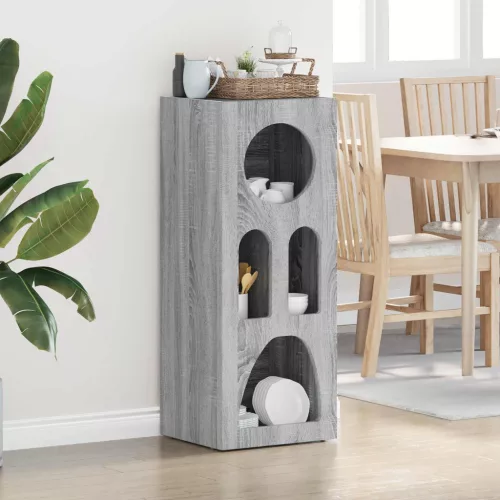 vidaXL Széf Szürke Sonoma 40 x 35 x 100,5 cm Faanyag