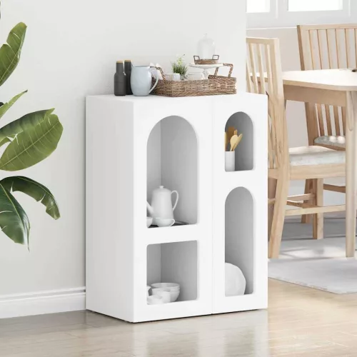vidaXL Széf Fehér 59 x 35 x 80.5 cm Faanyag
