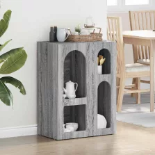 vidaXL Széf Szürke Sonoma 59 x 35 x 80.5 cm Faanyag