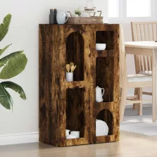 vidaXL Széf Füstölt tölgy 59 x 35 x 100,5 cm Faanyag