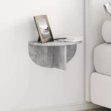   vidaXL Falpolc Falra szerelhető Beton Szürke 38 x 19 x 19 cm Faanyag
