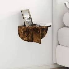   vidaXL Falpolc Falra szerelhető Füstölt tölgy 38 x 19 x 19 cm Faanyag