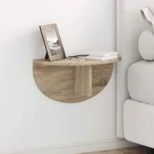   vidaXL Falpolc Falra szerelhető Sonoma tölgy 48 x 24 x 24 cm Faanyag