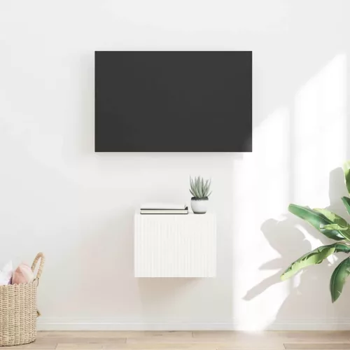 vidaXL TV Fali Szekrény Fehér 60 x 31 x 29.5 cm Faanyag