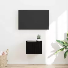 vidaXL TV Fali Szekrény Fekete 60 x 31 x 29.5 cm Faanyag