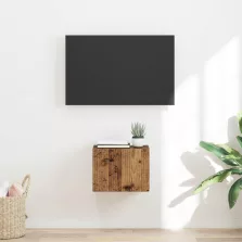 vidaXL TV Fali Szekrény Öreg fa 60 x 31 x 29.5 cm Faanyag