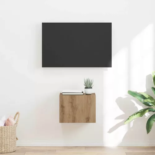 vidaXL TV Fali Szekrény Művészi tölgy 60 x 31 x 29.5 cm Faanyag