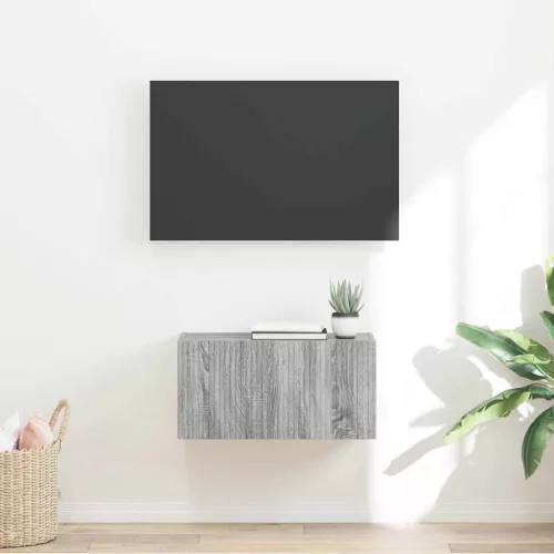 vidaXL TV Fali Szekrény Szürke Sonoma 60 x 31 x 29.5 cm Faanyag