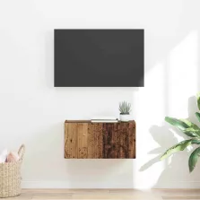 vidaXL TV Fali Szekrény Öreg fa 60 x 31 x 29.5 cm Faanyag