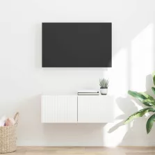 vidaXL TV Fali Szekrény Fehér 60 x 31 x 29.5 cm Faanyag