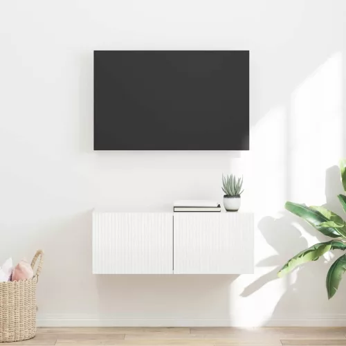 vidaXL TV Fali Szekrény Fehér 60 x 31 x 29.5 cm Faanyag