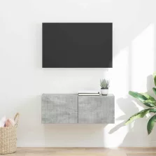 vidaXL TV Fali Szekrény Beton 60 x 31 x 29.5 cm Faanyag