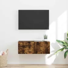   vidaXL TV Fali Szekrény Füstölt tölgy 60 x 31 x 29.5 cm Faanyag
