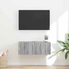   vidaXL TV Fali Szekrény Szürke Sonoma 60 x 31 x 29.5 cm Faanyag
