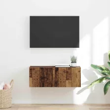 vidaXL TV Fali Szekrény Öreg fa 60 x 31 x 29.5 cm Faanyag