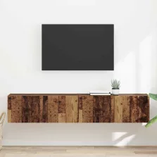   vidaXL TV Fali Szekrény 2 pcs Öreg fa 60 x 31 x 29.5 cm Faanyag