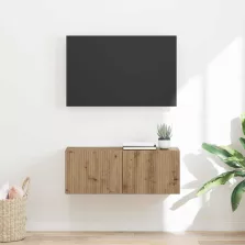   vidaXL TV Fali Szekrény Művészi tölgy 60 x 31 x 29.5 cm Faanyag