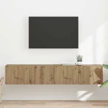   vidaXL TV Fali Szekrény 2 pcs Művészi tölgy 60 x 31 x 29.5 cm Faanyag