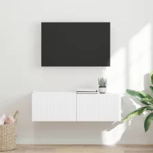 vidaXL TV Fali Szekrény Fehér 98 x 31 x 29,5 cm Faanyag