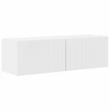   vidaXL TV Fali Szekrény Fényes Fehér 98 x 31 x 29,5 cm Faanyag