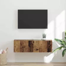 vidaXL TV Fali Szekrény Öreg fa 98 x 31 x 29,5 cm Faanyag