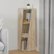   vidaXL Oldalsó polc Sonoma tölgy 33 x 32 x 100,5 cm Faanyag