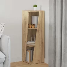   vidaXL Oldalsó polc Artisan tölgy 33 x 32 x 100,5 cm Faanyag