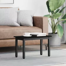   vidaXL Dohányzóasztal Fekete tölgy 60 x 30 x 36 cm Faanyag