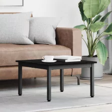  vidaXL Dohányzóasztal Fekete tölgy 60 x 60 x 36 cm Faanyag