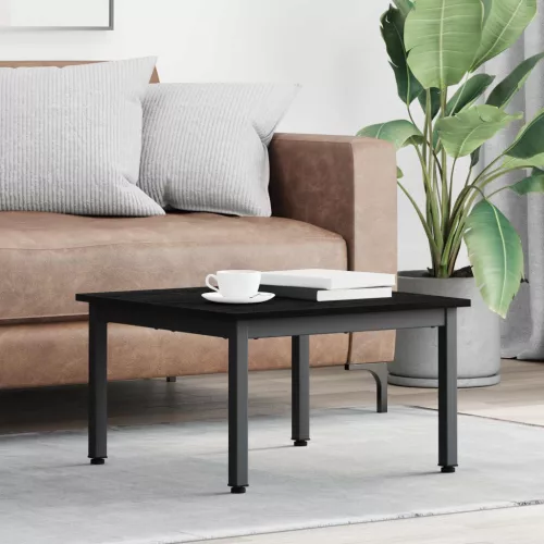 vidaXL Dohányzóasztal Fekete tölgy 60 x 60 x 36 cm Faanyag