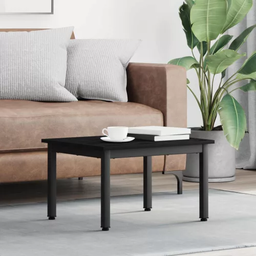 vidaXL Dohányzóasztal Fekete tölgy 60 x 50 x 36 cm Faanyag