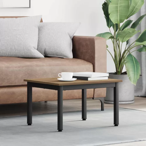 vidaXL Dohányzóasztal Művészi tölgy 60 x 50 x 36 cm Faanyag