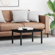   vidaXL Dohányzóasztal Fekete tölgy 70 x 50 x 36 cm Faanyag
