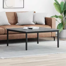   vidaXL Dohányzóasztal Szürke Sonoma 100 x 100 x 45 cm Faanyag