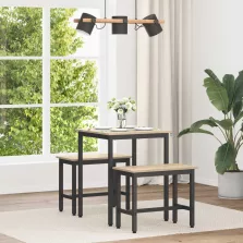 vidaXL Étkezőasztalok FÉM