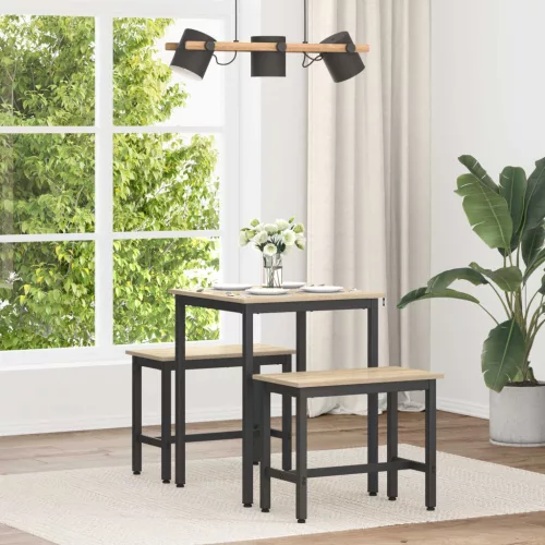 vidaXL Étkezőasztalok FÉM