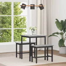 vidaXL Étkezőasztalok FÉM