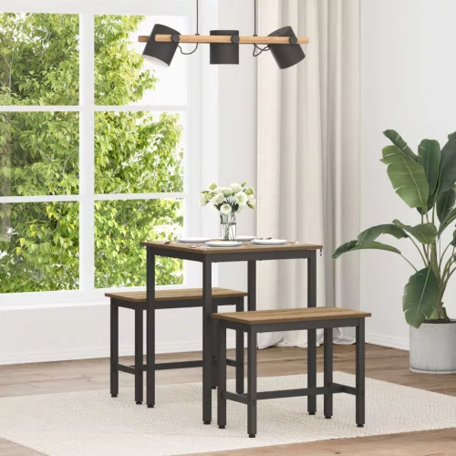 vidaXL Étkezőasztalok FÉM