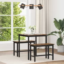 vidaXL Étkezőasztalok FÉM