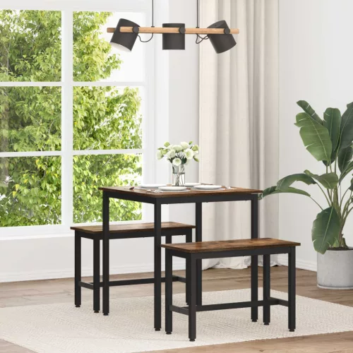 vidaXL Étkezőasztalok FÉM