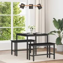 vidaXL Étkezőasztalok 80 x 80 x 75 cm FÉM