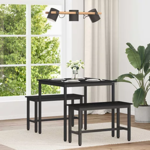 vidaXL Étkezőasztalok 80 x 80 x 75 cm FÉM