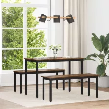 vidaXL Étkezőasztalok FÉM