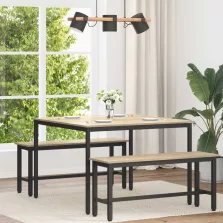 vidaXL Étkezőasztalok FÉM