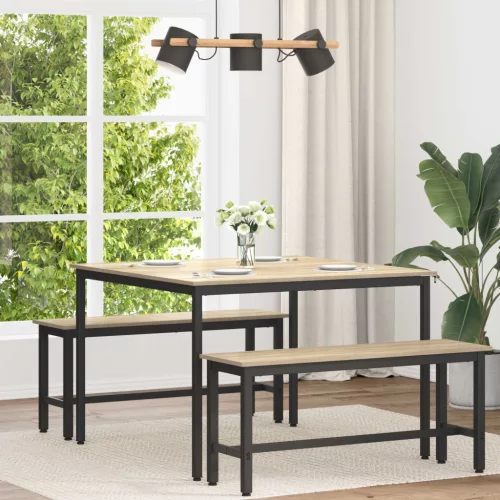 vidaXL Étkezőasztalok FÉM